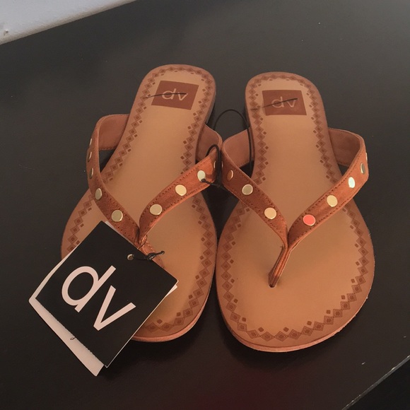 DV by Dolce Vita Shoes - Dolce Vita Sandals with Gold Studs